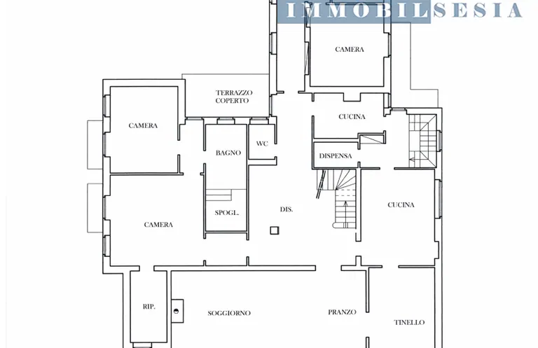 Casa o Villa in vendita a Roasio (rif. 10163): planimetria