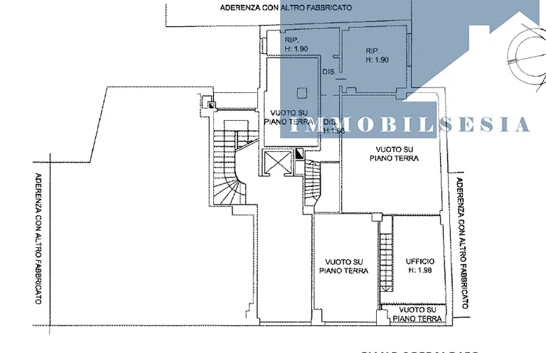 Negozio in affitto a Borgosesia (rif. 10149): planimetria