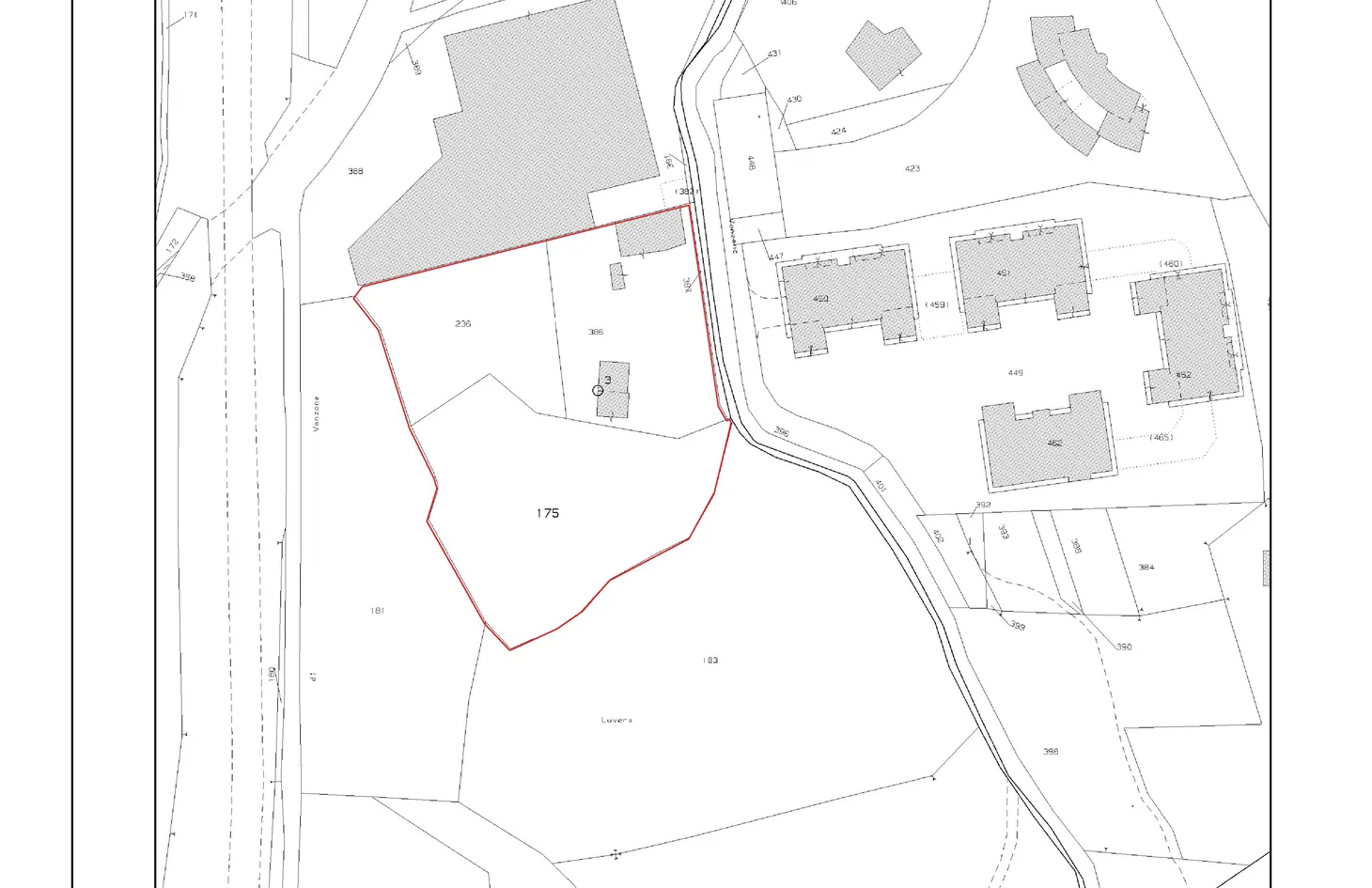 Terreno in vendita a Quarona (rif. 10049): planimetria